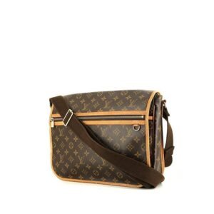 Louis Vuitton Reporter shoulder bag in brown monogram canvas and natural leather