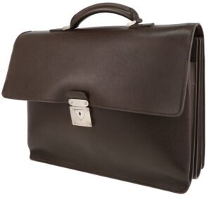 Louis Vuitton Robusto briefcase in brown taiga leather