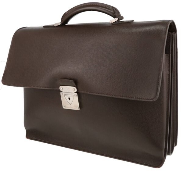 Louis Vuitton Robusto briefcase in brown taiga leather