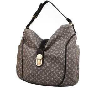 Louis Vuitton Romance shopping bag in grey and blue monogram canvas Idylle and blue leather