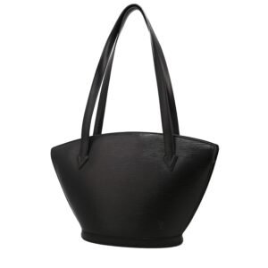 Louis Vuitton Saint Jacques handbag in black epi leather