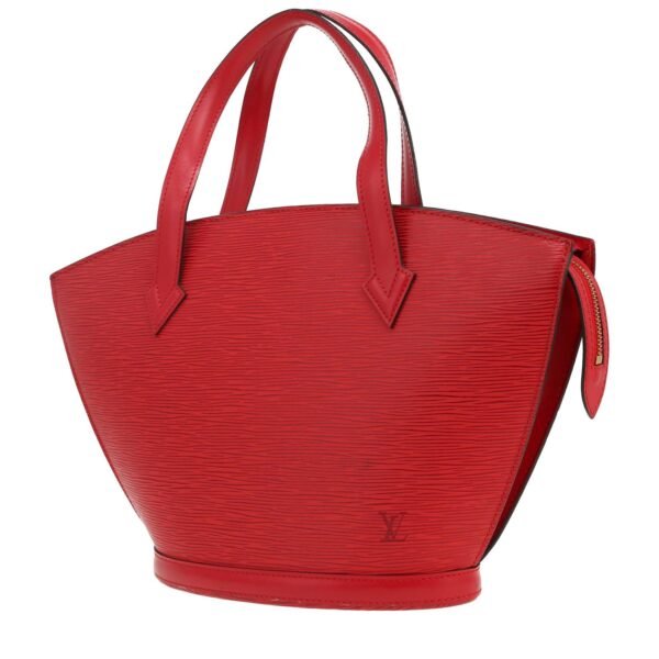 Louis Vuitton Saint Jacques handbag in red epi leather