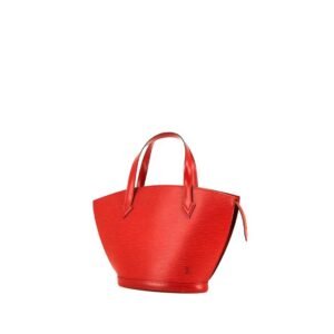 Louis Vuitton Saint Jacques small model handbag in red epi leather
