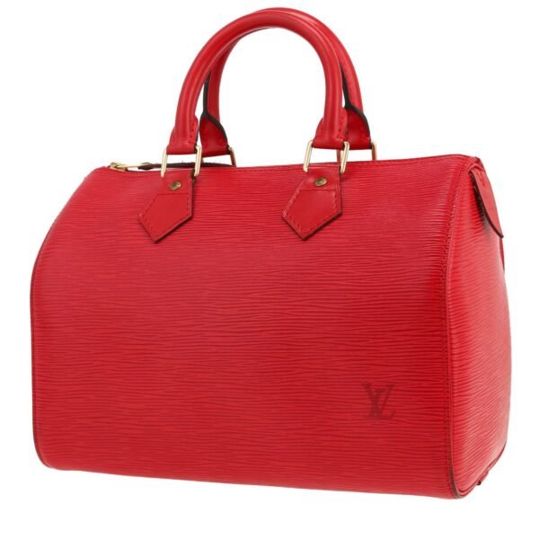 Louis Vuitton Speedy 25 handbag in red epi leather