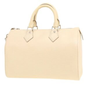 Louis Vuitton Speedy 30 handbag in off-white epi leather