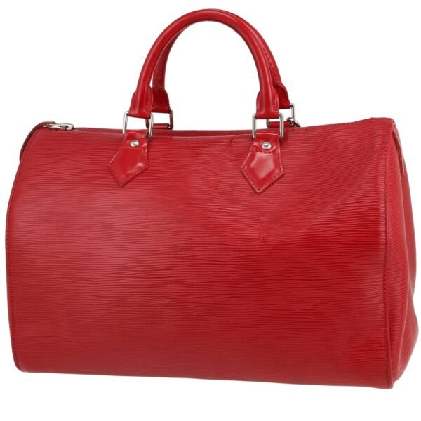 Louis Vuitton Speedy 35 handbag in red epi leather