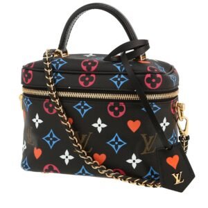 Louis Vuitton Vanity Game On in multicolor and black monogram canvas and black leather
