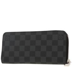 Louis Vuitton Zippy wallet in grey Graphite damier canvas