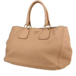 Prada Vitello handbag in beige grained leather