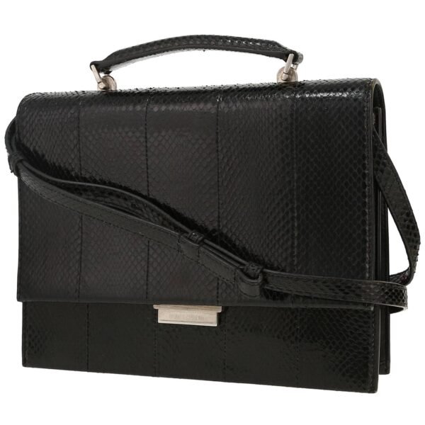Saint Laurent Babylone shoulder bag in black python