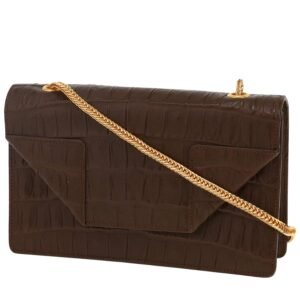 Saint Laurent Betty shoulder bag in brown leather