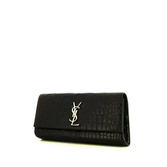 Saint Laurent Kate pouch in black leather
