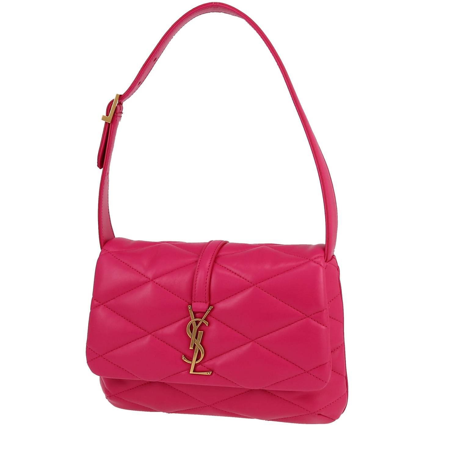 Saint Laurent Le 57 handbag in pink leather