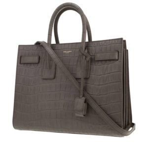 Saint Laurent Sac de jour small model shoulder bag in grey leather