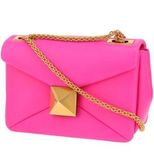 Valentino Garavani One Stud shoulder bag in pink leather