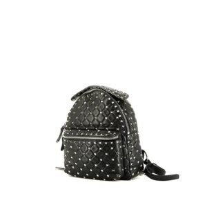 Valentino Garavani Rockstud backpack in black quilted leather