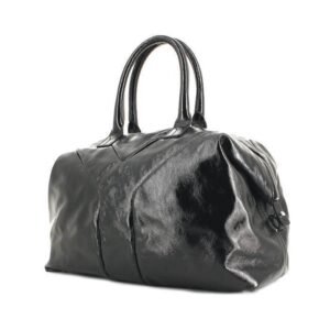 Yves Saint Laurent Easy handbag in black patent leather